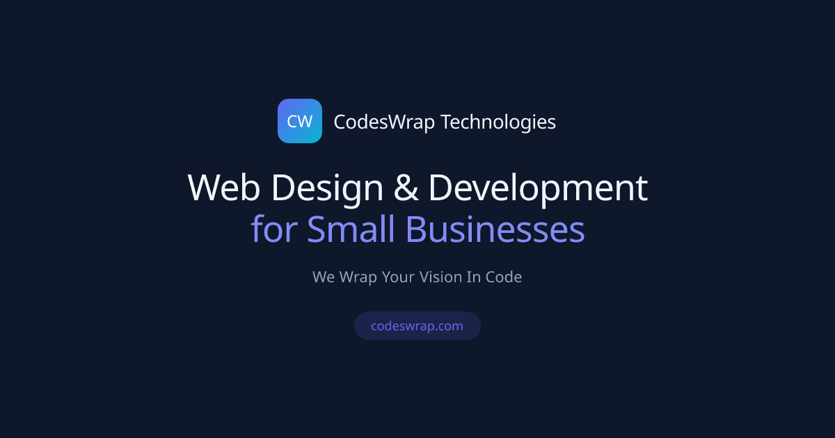 CodesWrap Technologies | Web Design & Development for Small Businesses